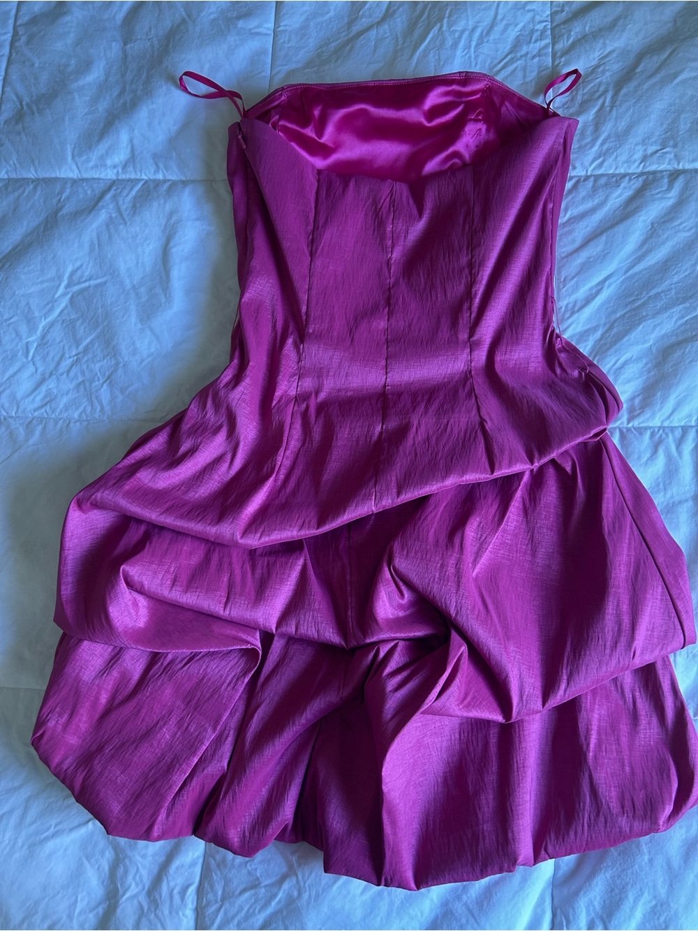 Cache Fuchsia Spaghetti-Strap Mini Dress - Picture 2 of 3
